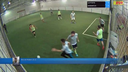 But de Hadjris (5-3) - LA POSTE Vs ENSMATCH - 09/04/18 20:00 - LIGUE 3 - Poitiers Game Parc