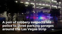 Las Vegas Strip robbery spree ends in casino parking garage