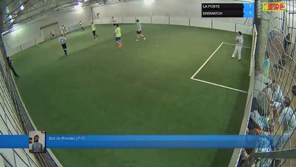 But de Romain (7-7) - LA POSTE Vs ENSMATCH - 09/04/18 20:00 - LIGUE 3 - Poitiers Game Parc