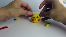 play doh pokemon pikachu - how to make with playdoh