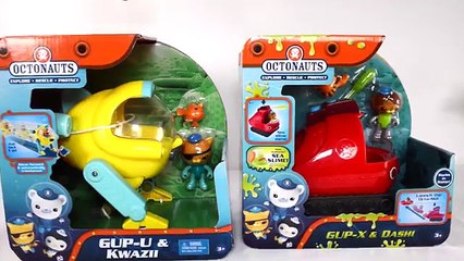 OCTONAUTS TOYS, VEGIMALS, GUP X & DASHI, GUP U & KWAZII, OCTOPOD, KELP CAMOUFLAGE GUP E, SLIME GUP A