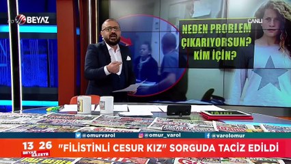 'Filistinli Cesur Kız' sorguda taciz edildi