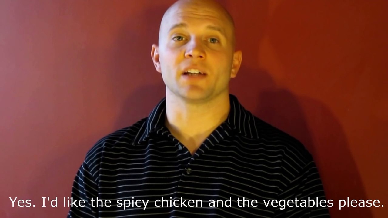 At a restaurant - Speaking in English at a restaurant - Learn to speak English fluently