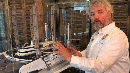 Yvan Bourgnon présente le futur « Manta »