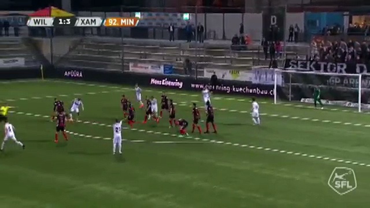 Wil 2:3 Xamax (Switzerland. Challenge League. 9 April 2018)