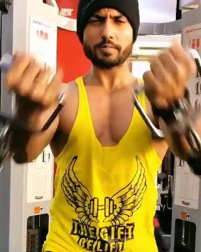 Rehaan Roy Exercising