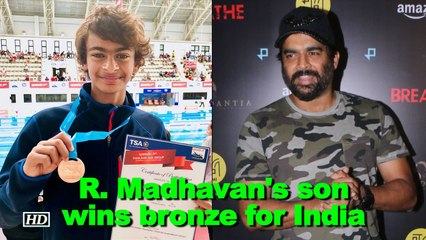 R. Madhavan's son Vedaant wins bronze for India in Swimming