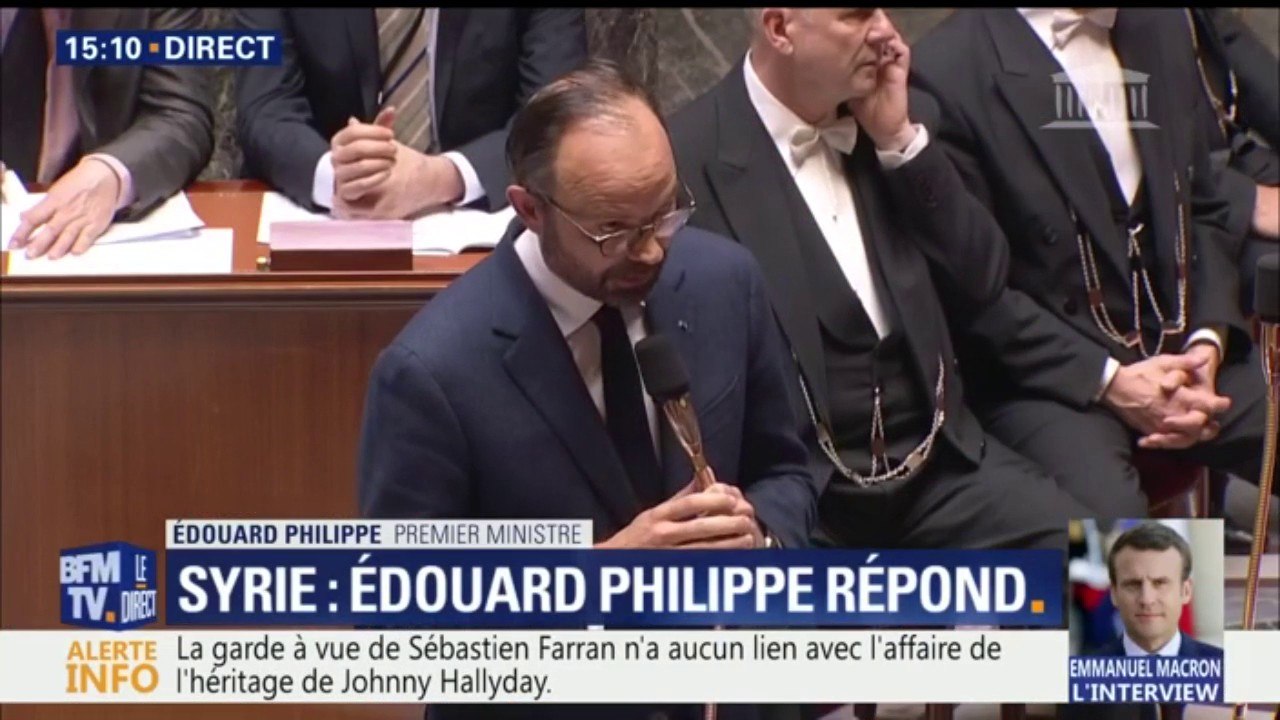 Armes chimiques en Syrie: "Il n'y a pas de diplomatie crédible si de telles atrocités ne donnent pas lieu à une réponses forte de la communauté internationale", dit Philippe