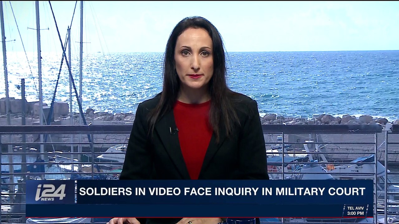i24NEWS DESK | Soldiers in video face inquiry in Military Court | Tuesday, April 10th 2018