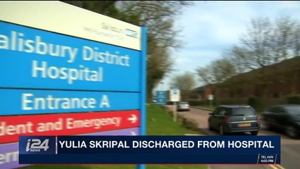 i24NEWS DESK | Yulia Skripal discharged from hospital | Tuesday, April 10th 2018