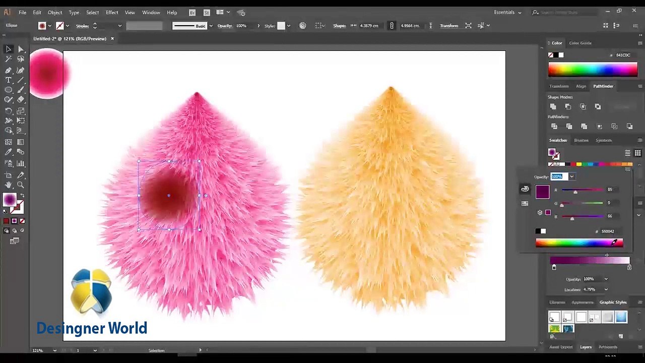 How To Best Illustrator funny hairy cartoon design in Adobe illustrator CC 2018