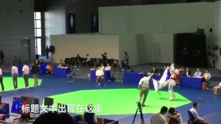old school taekwondo ，amazing kick
