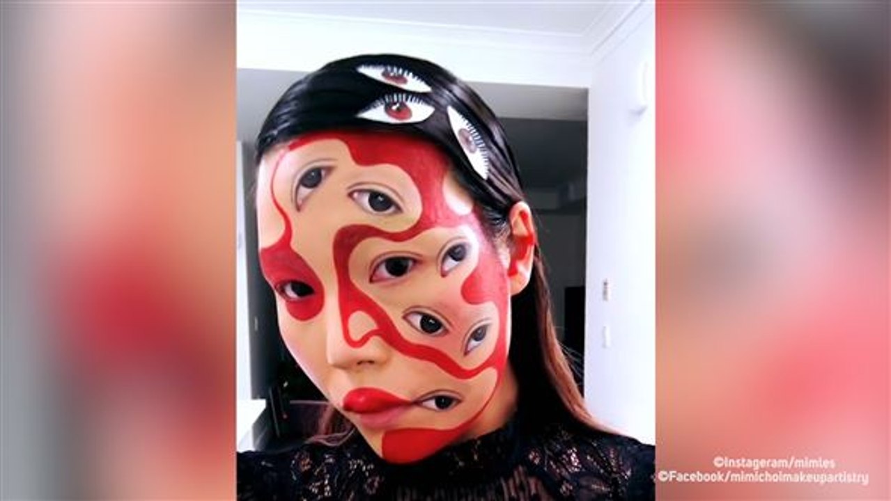 Verdrehtes Make-Up: Kanadierin verwirrt mit Schminke