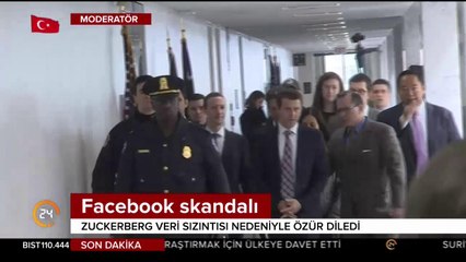 Zuckerberg, veri skandalı nedeniyle özür diledi