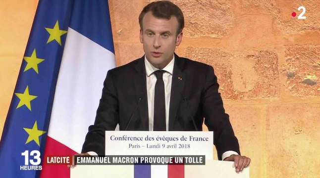 Emmanuel Macron provoque une polémique sur la laïcité - ZAPPING ACTU DU 10/04/2018