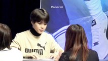 180408 푸마 팬싸인회 고화질 후기 - 정국아 핸드크림 ㅠㅜ (방탄소년단 단체흑발) PUMA X BTS TURIN Fansign