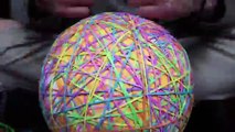 CRAZY RUBBER BAND SOCCER BALL EXPERIMENT!! (10,000 RUBBER BANDS)