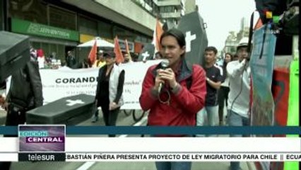 Exigen el cese de asesinatos a líderes sociales en Colombia