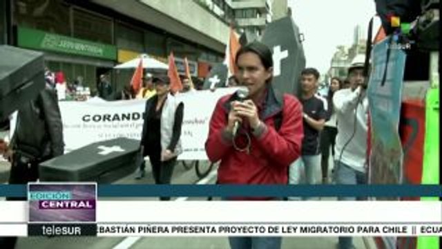 Exigen el cese de asesinatos a líderes sociales en Colombia