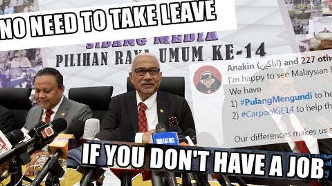 GE14 polling date sparks memes and #PulangMengundi campaign