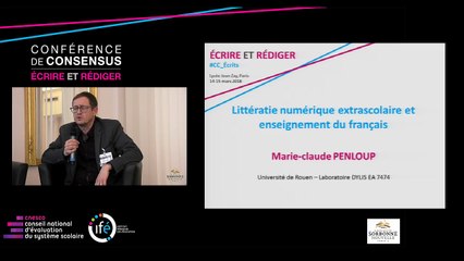 PENLOUP Peut-on mobiliser les pratiques hors école de l'écriture numérique ?