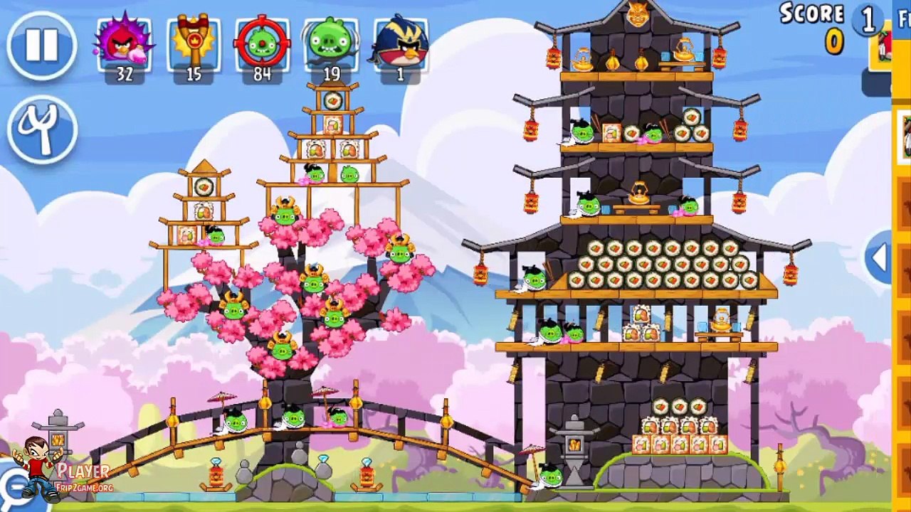 Angry Birds Friends - Gameplay Walkthrough - CHERRY BLOSSOM Events