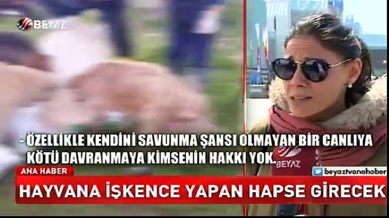 Hayvana işkence yapan hapse girecek