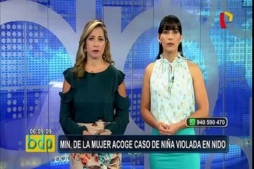 MIMP brindará apoyo psicológico a menor violada en colegio de Chincha
