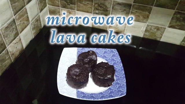 how to make microwave lava cakes in 2 minutes | Mug cakes.
