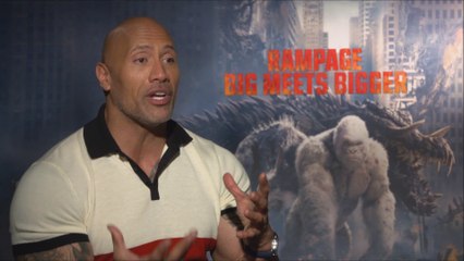 El actor Dwayne "The Rock" Johnson se lanza al "Proyecto Rampage"