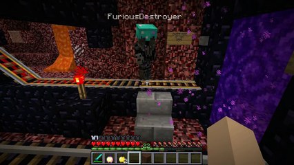 80.Minecraft- TRONE AMUSEMENT PARK (Custom Map) Part 1