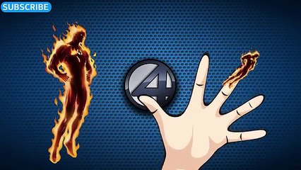 Finger Family FANTASTIC FOUR Finger Family NURSURY RHYMES song