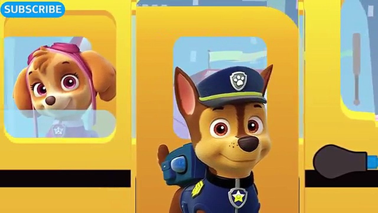 PAW PATROL Wheels on the Bus Song Avengers Nursery Rhyme