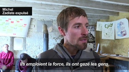 NDDL: 2e jour des expulsions, des heurts plus violents