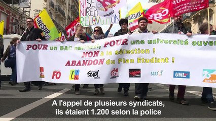 Universités: manifestation à Paris contre la "sélection" (2)