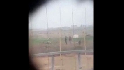 이스라엘군 팔레스타인 시위자 저격하고 환호하는 동영상 유출 / YTN