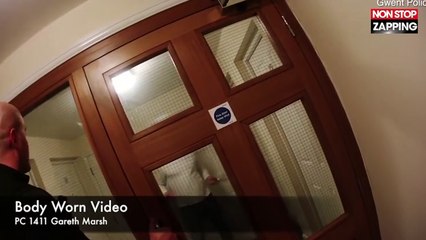 Un homme drogué tente de poignarder des policiers (vidéo)