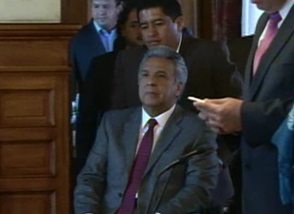 Familiares de los periodistas secuestrados se reunieron con el presidente Lenín Moreno