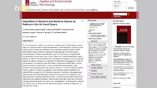 Restroom Hand Dryers are Literally Blowing Bacteria All Over Our Hands, Study Claims