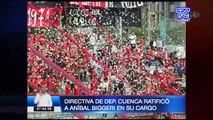 Directiva de Deportivo Cuenca ratificó a Aníbal Biggeri en su cargo