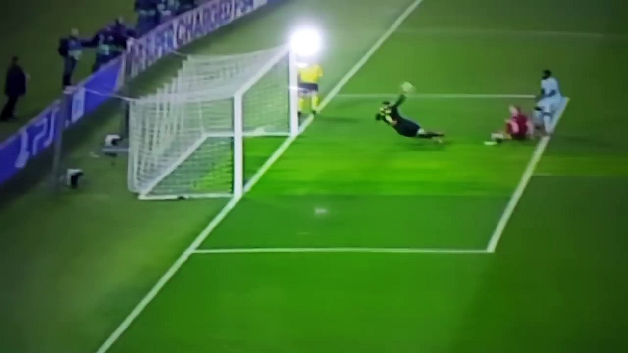 Dzeko Gol Roma - Barcelona