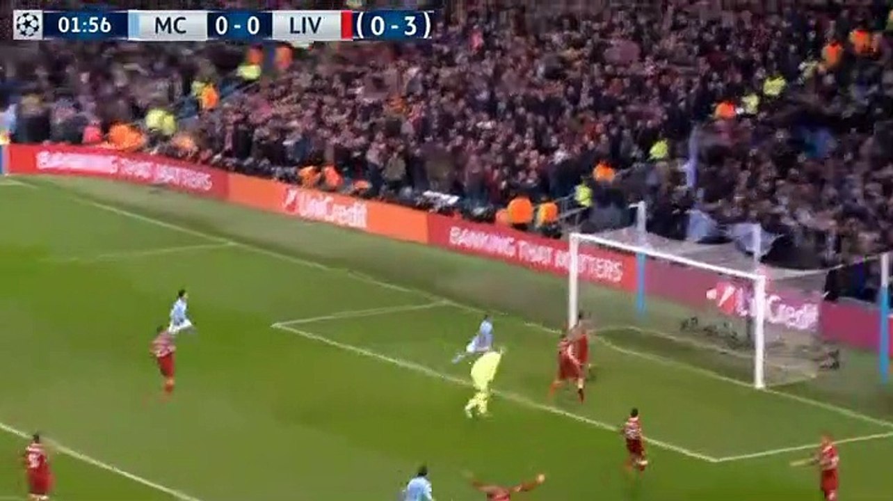 All goals Manchester City 1-2 Liverpool résumé et buts