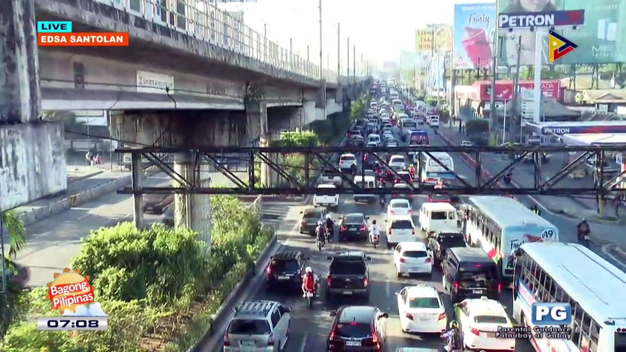 TRAFFIC UPDATE: EDSA Santolan