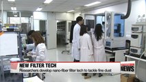 Local researchers create new nano-fiber filter to counter growing ultra fine dust issues