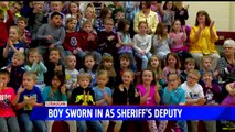 6-Year-Old Boy Battling Cancer for 3rd Time Becomes Honorary Sheriff`s Deputy
