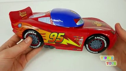 Cars Lightning Mcqueen Covered in SLIME and Changes Many Looks