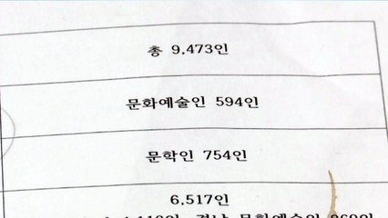 블랙리스트 원본 공개 "최순실은 화이트리스트" / YTN