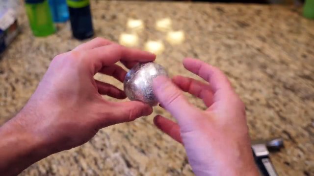 Mirror-Polished Japanese Foil Ball Challenge Crushed in a Hydraulic Press-What's Inside?