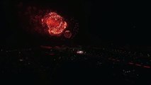 Los fuegos artificiales del Día de la Victoria en Moscú, a vista de dron