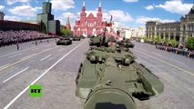 El tanque Armata se roba las miradas en el Desfile de la Victoria en Moscú